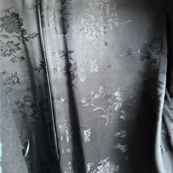 Maison Père Coat with Blue Faux Fur - Picture 9 of 9